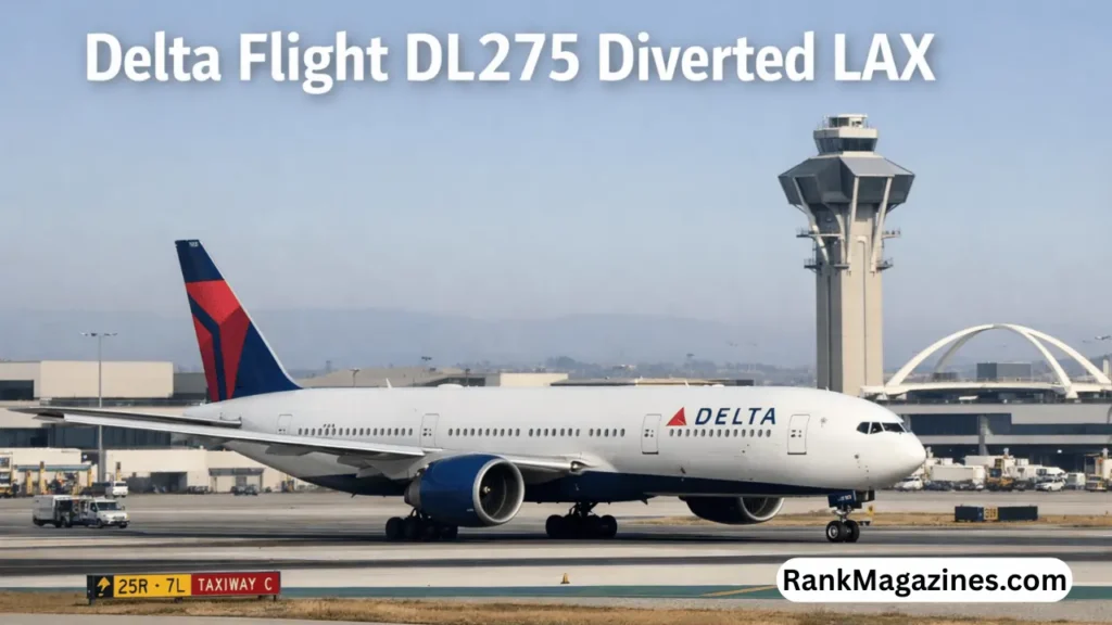 delta flight dl275 diverted lax