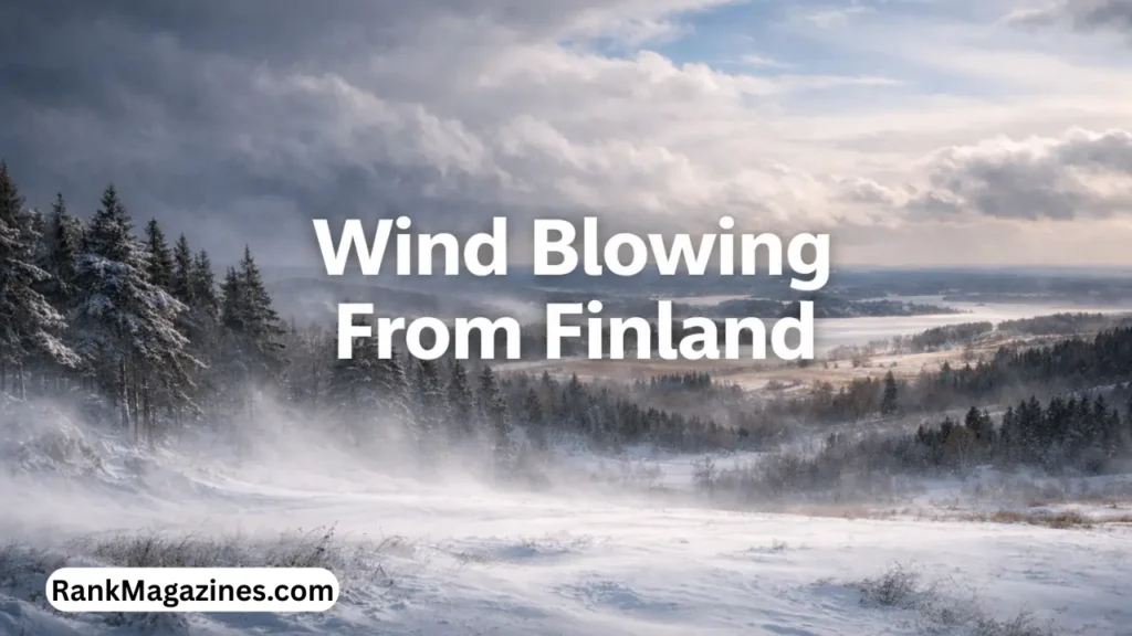 wind blowing from finland